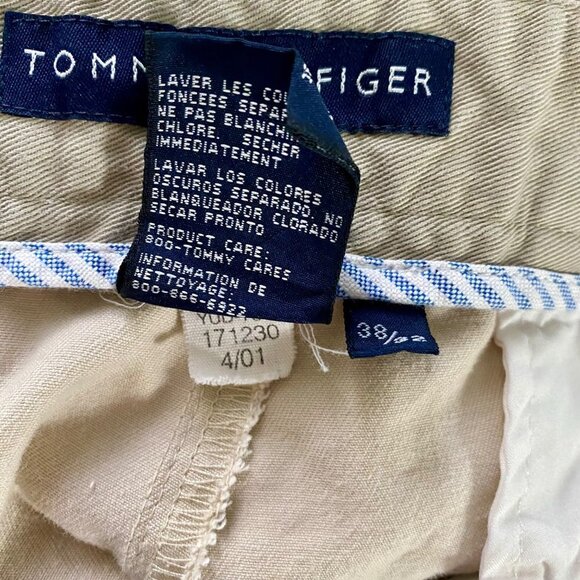 Tommy Hilfiger Khaki Pants Cotton, Men's 38W 32L - Picture 6 of 8